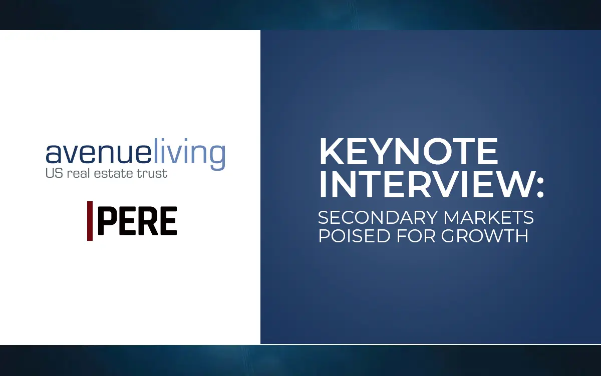 Keynote Interview with PERE: Secondary Markets Poised for Growth