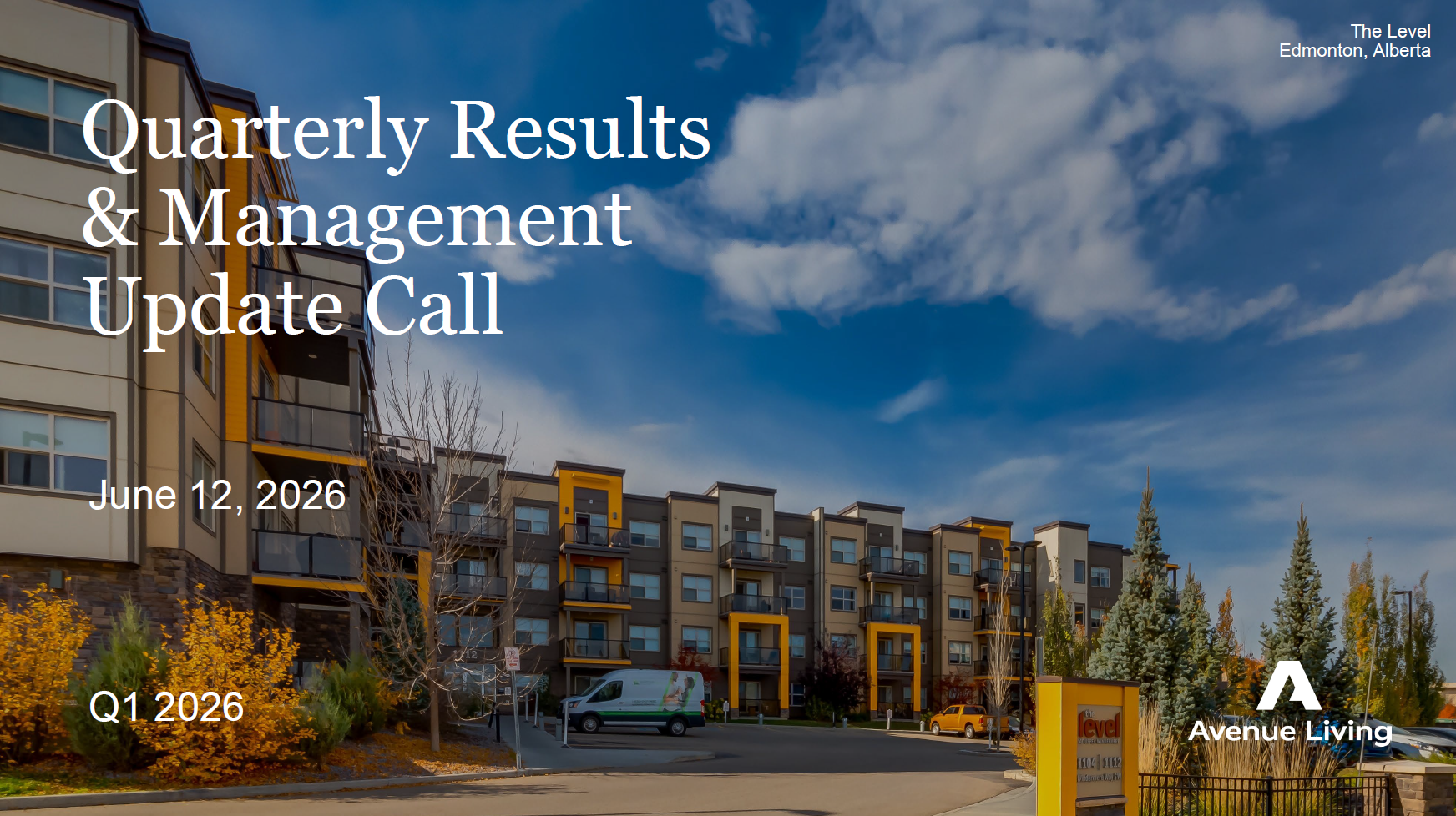 Avenue Living Real Estate Core Trust Q1 2026 Update Call